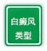 白癜风类型